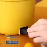dapurbd.com-gadgets-ricecooker-1.8L Electric Hot Pot Yellow Lucky Duck Non-stick Pot-02