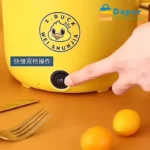 dapurbd.com-gadgets-ricecooker-1.8L Electric Hot Pot Yellow Lucky Duck Non-stick Pot-03