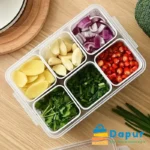 DapurBD-Kitchenware-Storagebox-6 Grids Refrigerator Food Vegetable Fruit Storage Box-12
