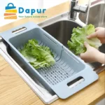 Plastic Expandable Vegetable Washing Foldable Basket-Chopper-DapurBD-02