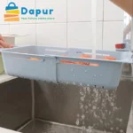 Plastic Expandable Vegetable Washing Foldable Basket-Chopper-DapurBD-04